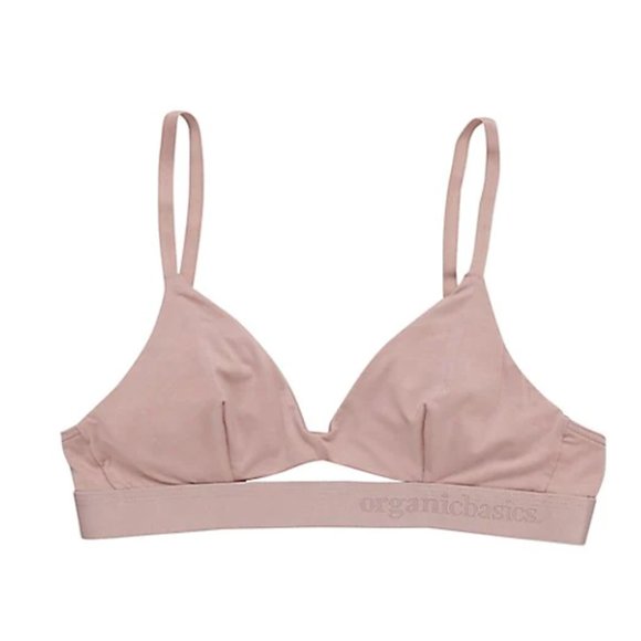 Organic Basics Tencel Lite Bralettes in black and pink, L - Picture 5 of 15